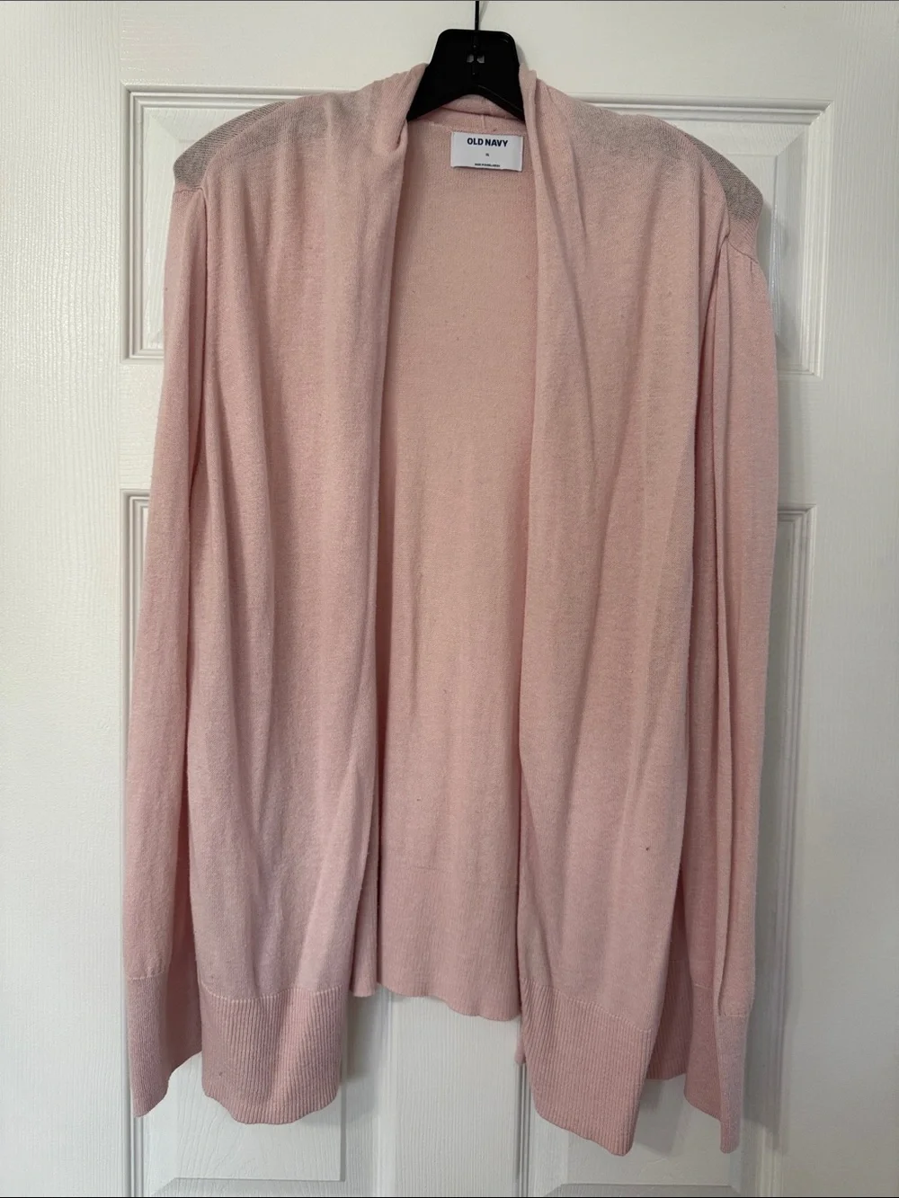 Old Navy Women's Light Pink Open Front Cardigan Sweater Size XL - Picture 1 of 6